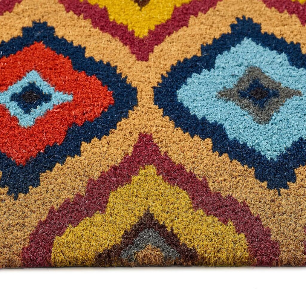 My Mat Coir Door Mat Ikat 5026134619036 2